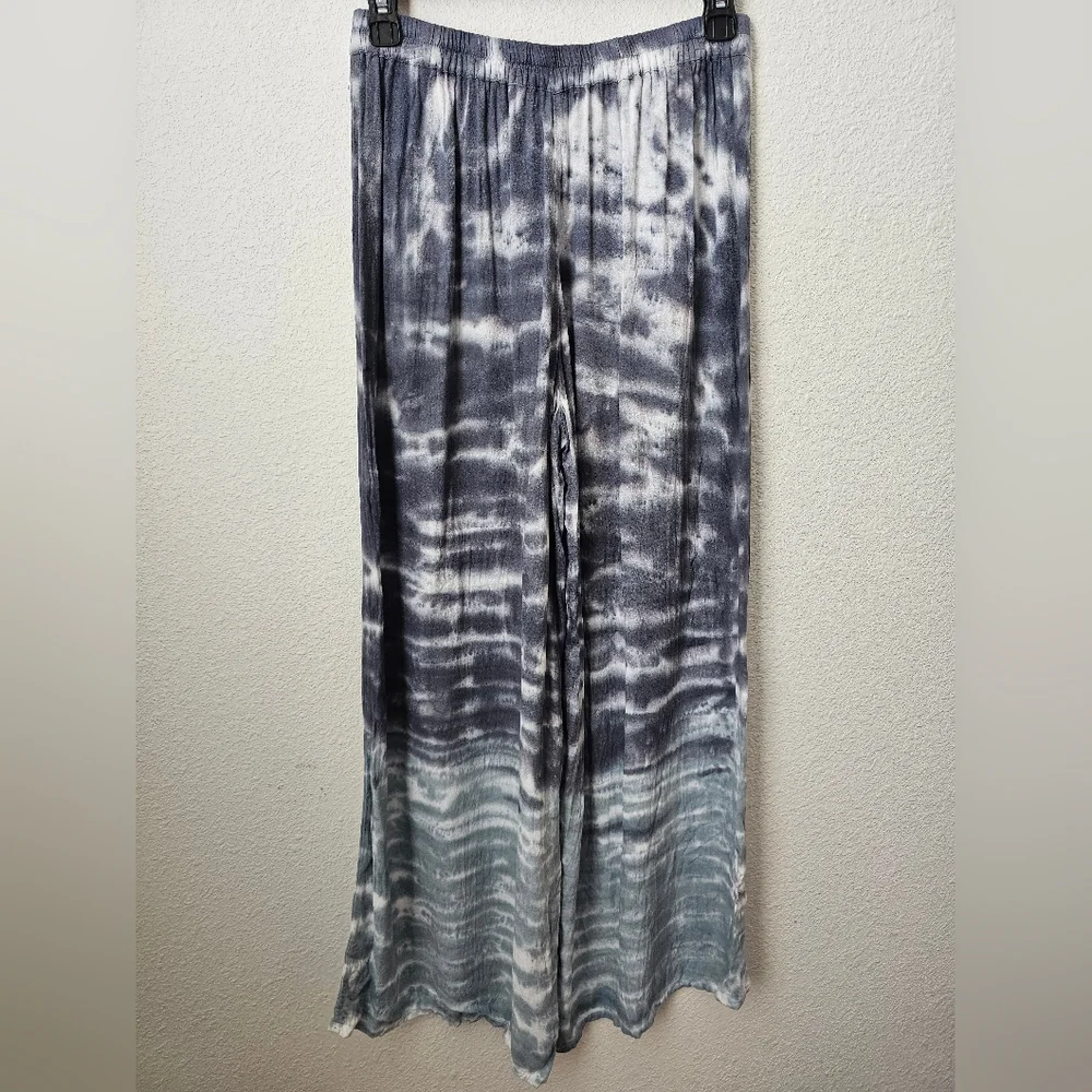 Young Fabulous & Broke Wide Leg Pants Size XS Grey & White - Picture 3 of 11
